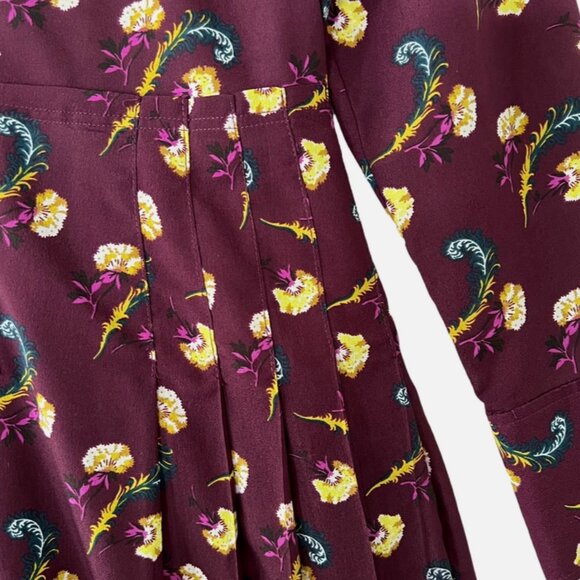 Banana Republic Dress plum/eggplant/ bordeaux size 10 NWOT - Picture 6 of 8
